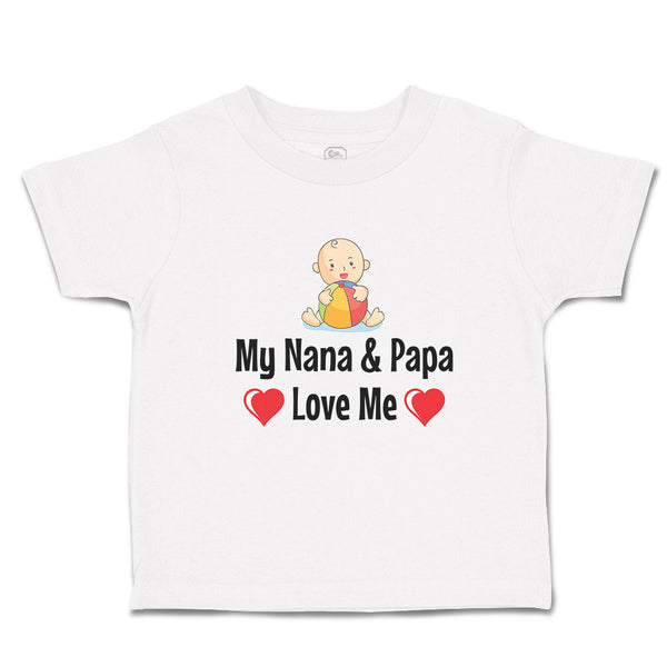 Toddler Clothes My Nana & Papa Love Me Toddler Shirt Baby Clothes Cotton