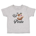 Cute Toddler Clothes Wooden Ship and Pirate in Search of Treasure Chests Cotton