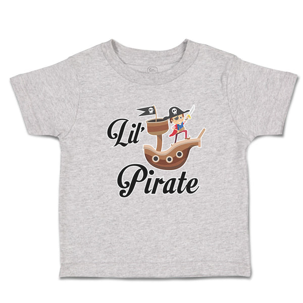 Cute Toddler Clothes Wooden Ship and Pirate in Search of Treasure Chests Cotton