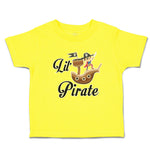 Cute Toddler Clothes Wooden Ship and Pirate in Search of Treasure Chests Cotton
