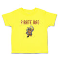 Cute Toddler Clothes Cartoon Pirate Dad Toddler Shirt Baby Clothes Cotton