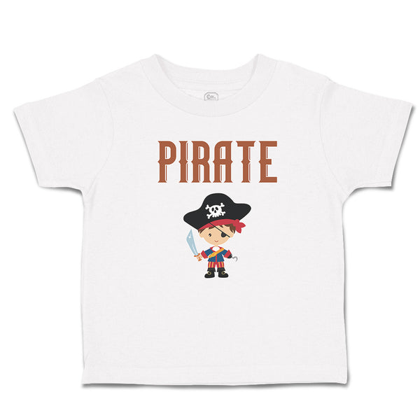 Cute Toddler Clothes Pirate Boy Character Toddler Shirt Baby Clothes Cotton