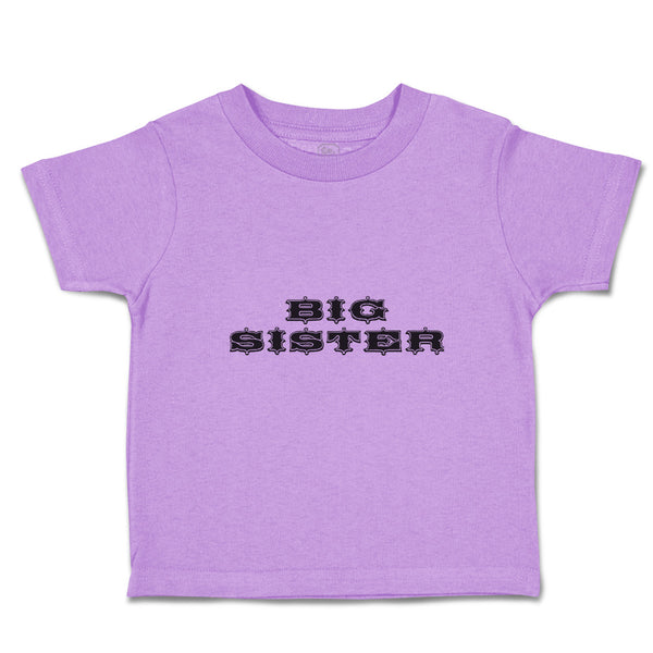 Toddler Girl Clothes Big Sister Toddler Shirt Baby Clothes Cotton