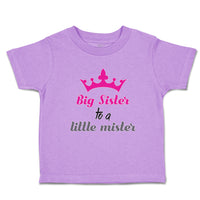 Big Sister to A Little Mister with Pink Crown
