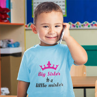 Big Sister to A Little Mister with Pink Crown