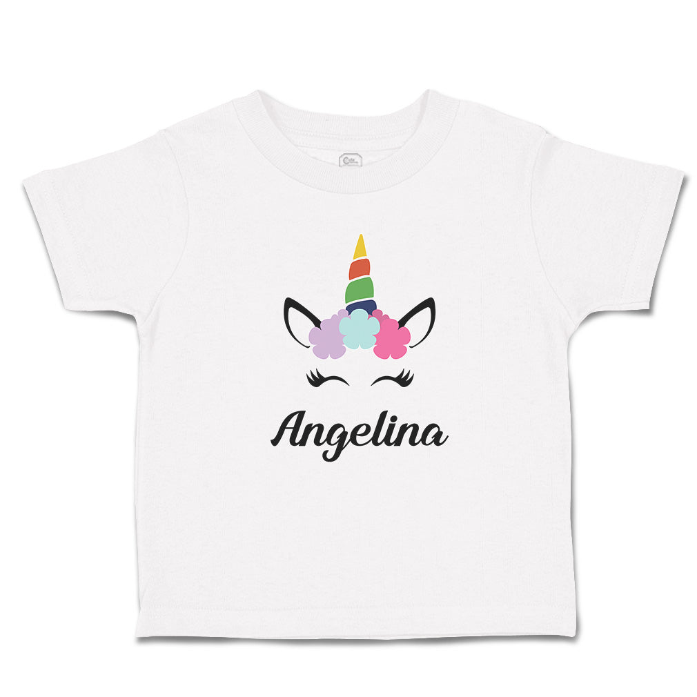 Cute Rascals® Toddler Girl Clothes Angelina Your Name Cute Unicorn