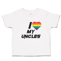 Cute Toddler Clothes I Love My Uncles Toddler Shirt Baby Clothes Cotton