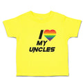 Cute Toddler Clothes I Love My Uncles Toddler Shirt Baby Clothes Cotton