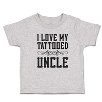 Cute Toddler Clothes I Love My Tattooed Uncle Toddler Shirt Baby Clothes Cotton