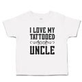 Cute Toddler Clothes I Love My Tattooed Uncle Toddler Shirt Baby Clothes Cotton