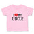 Toddler Girl Clothes I Love My Uncle Toddler Shirt Baby Clothes Cotton