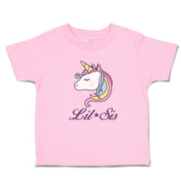 Toddler Girl Clothes Lil Sis An Cute Unicorn Toddler Shirt Baby Clothes Cotton