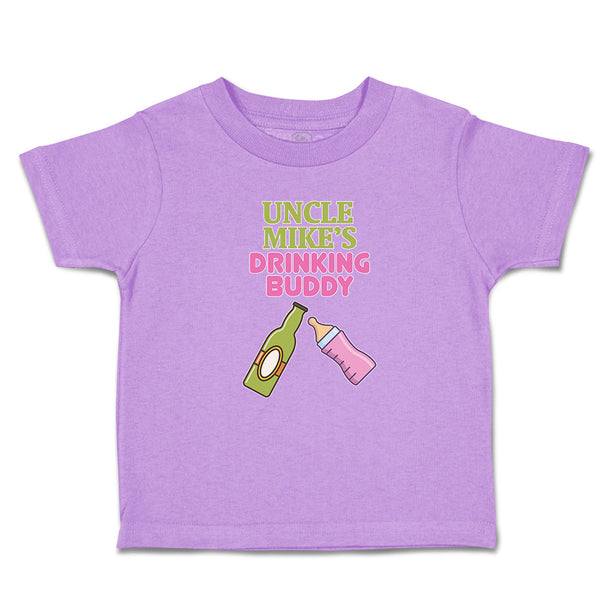 Toddler Clothes Uncle Mike's Drinking Buddy Toddler Shirt Baby Clothes Cotton