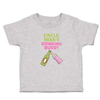 Toddler Clothes Uncle Mike's Drinking Buddy Toddler Shirt Baby Clothes Cotton