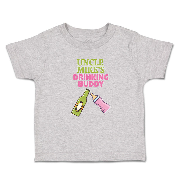 Toddler Clothes Uncle Mike's Drinking Buddy Toddler Shirt Baby Clothes Cotton