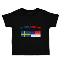 Toddler Clothes Swedish American Countries Toddler Shirt Baby Clothes Cotton