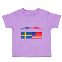 Toddler Clothes Swedish American Countries Toddler Shirt Baby Clothes Cotton