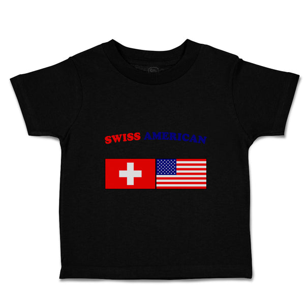 Toddler Clothes Swiss American Countries Toddler Shirt Baby Clothes Cotton
