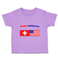 Toddler Clothes Swiss American Countries Toddler Shirt Baby Clothes Cotton