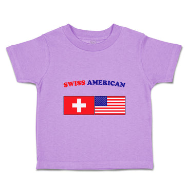 Toddler Clothes Swiss American Countries Toddler Shirt Baby Clothes Cotton