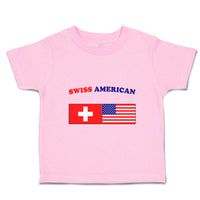 Toddler Clothes Swiss American Countries Toddler Shirt Baby Clothes Cotton