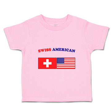 Toddler Clothes Swiss American Countries Toddler Shirt Baby Clothes Cotton