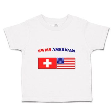 Toddler Clothes Swiss American Countries Toddler Shirt Baby Clothes Cotton