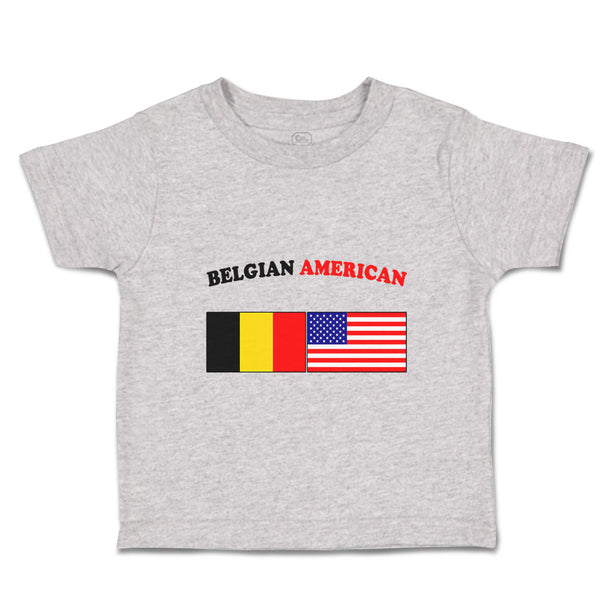 Toddler Clothes Belgian American Countries Toddler Shirt Baby Clothes Cotton