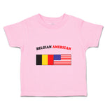 Toddler Clothes Belgian American Countries Toddler Shirt Baby Clothes Cotton