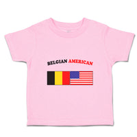 Toddler Clothes Belgian American Countries Toddler Shirt Baby Clothes Cotton