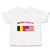 Toddler Clothes Belgian American Countries Toddler Shirt Baby Clothes Cotton