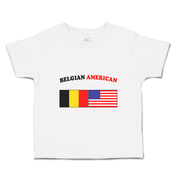 Toddler Clothes Belgian American Countries Toddler Shirt Baby Clothes Cotton