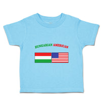 Toddler Clothes Hungarian American Countries Toddler Shirt Baby Clothes Cotton