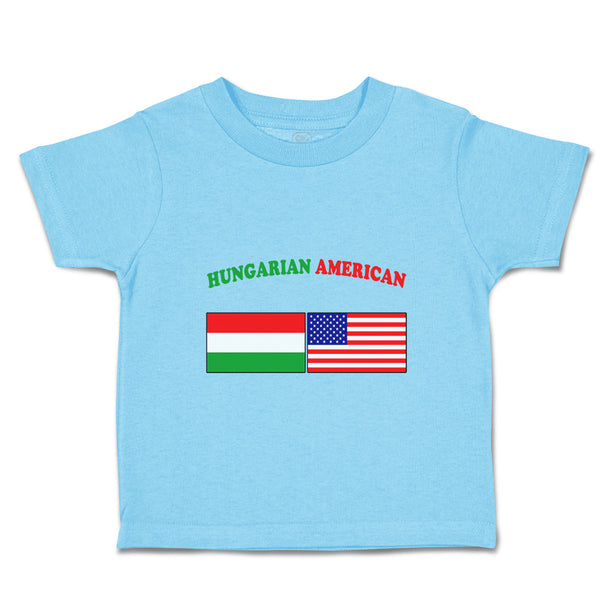 Toddler Clothes Hungarian American Countries Toddler Shirt Baby Clothes Cotton