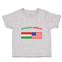 Toddler Clothes Hungarian American Countries Toddler Shirt Baby Clothes Cotton