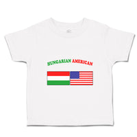 Toddler Clothes Hungarian American Countries Toddler Shirt Baby Clothes Cotton