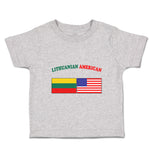 Toddler Clothes Lithuanian American Countries Toddler Shirt Baby Clothes Cotton