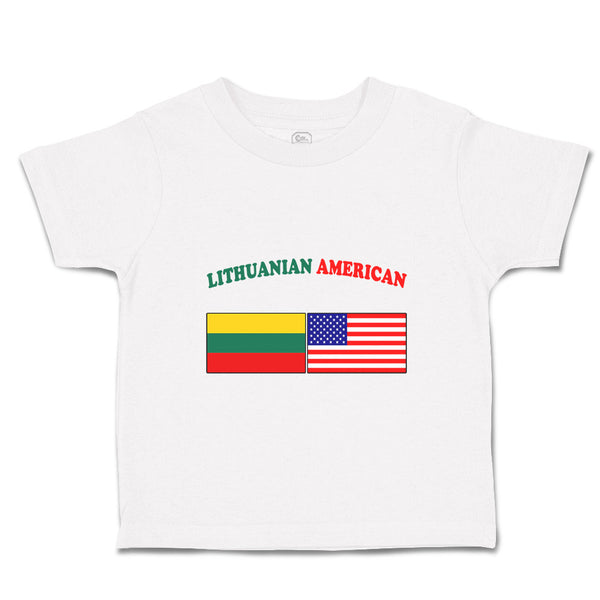 Toddler Clothes Lithuanian American Countries Toddler Shirt Baby Clothes Cotton