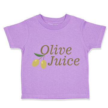 Toddler Clothes Olive Juice Funny Humor Toddler Shirt Baby Clothes Cotton