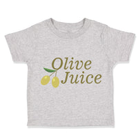 Toddler Clothes Olive Juice Funny Humor Toddler Shirt Baby Clothes Cotton