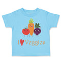 Toddler Clothes I Love Veggies Vegetables Toddler Shirt Baby Clothes Cotton