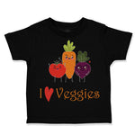 Toddler Clothes I Love Veggies Vegetables Toddler Shirt Baby Clothes Cotton