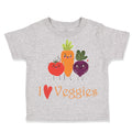 Toddler Clothes I Love Veggies Vegetables Toddler Shirt Baby Clothes Cotton