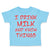 Toddler Clothes I Drink Milk and Know Things Funny Humor Toddler Shirt Cotton