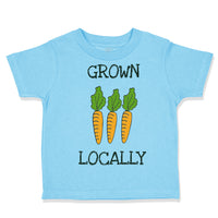Toddler Clothes 3 Carrots Grown Locally Vegetables Toddler Shirt Cotton