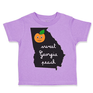 Toddler Clothes State Sweet Georgia Peach Clementine Toddler Shirt Cotton