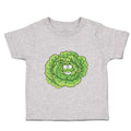 Toddler Clothes Cabbage with Face Food & Beverage Vegetables Toddler Shirt