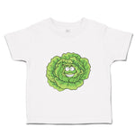 Toddler Clothes Cabbage with Face Food & Beverage Vegetables Toddler Shirt