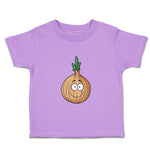 Toddler Clothes Onion with Face A Food & Beverage Vegetables Toddler Shirt