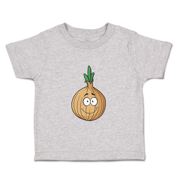 Toddler Clothes Onion with Face A Food & Beverage Vegetables Toddler Shirt